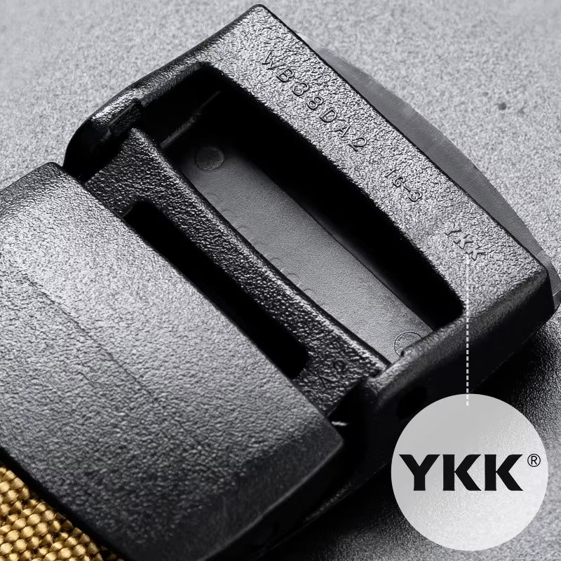 Tactical Hiking Belt W/ Gift Box Lightweight Breathable No Metal for Travel Gym Urban Commute Gift for Men 3436