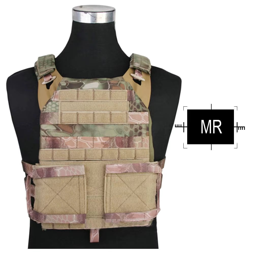 JPC 2.0 Tactical Jumpable Plate Carrier Lightweight Vest Body Armor Combat Hunting Molle Vest Multi-Camo EM7436