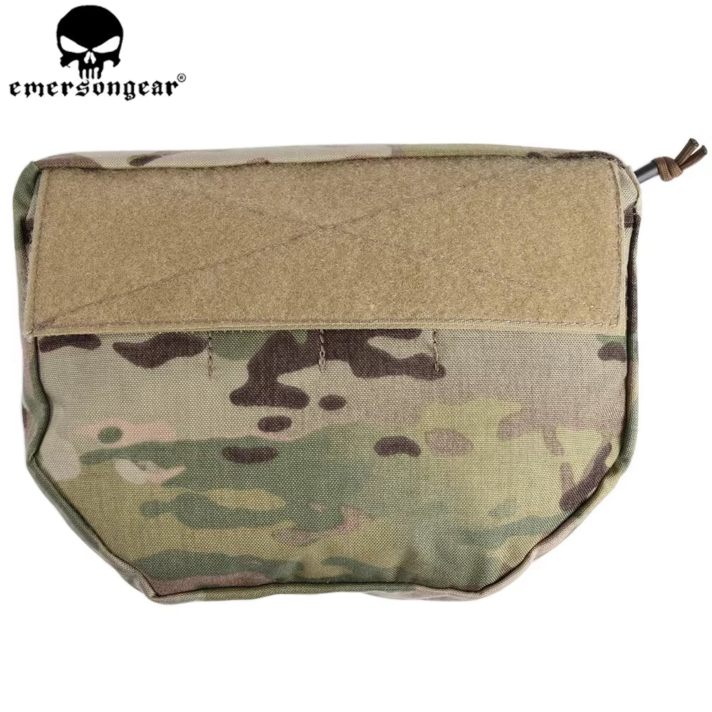 Armor Carrier Drop Pouch AVS JPC CPC Plate Carrier Pouch Camouflage MOLLE Waist Bag Emerson EM9283 Multi-Camo