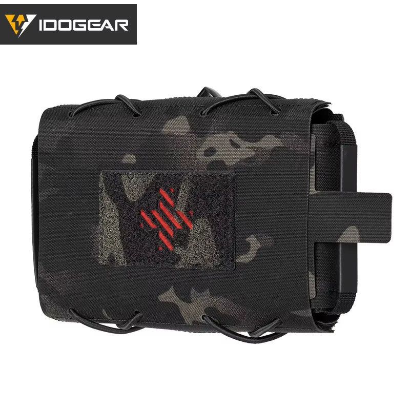Tactical Medical Pouch Detachable First Aid Kit Laser Cut MOLLE Emergency Survival Bag for Outdoor Travel Hiking 35132