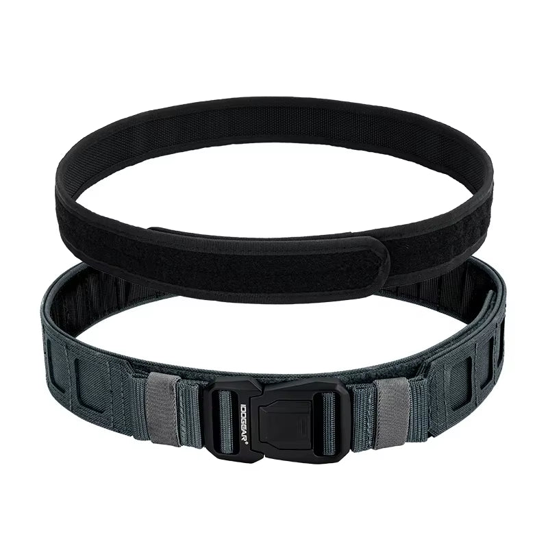 2 Inch Tactical Belt LSR MOLLE Quick Release Metal Buckle Lightweight Man Outdoors Training Waistband 3433