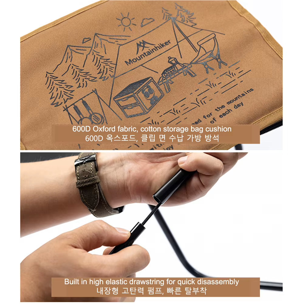 Camping Portable Folding Stool Ultralight Aluminium Alloy Storage Mini Fishing Chair Outdoor Picnic Furniture