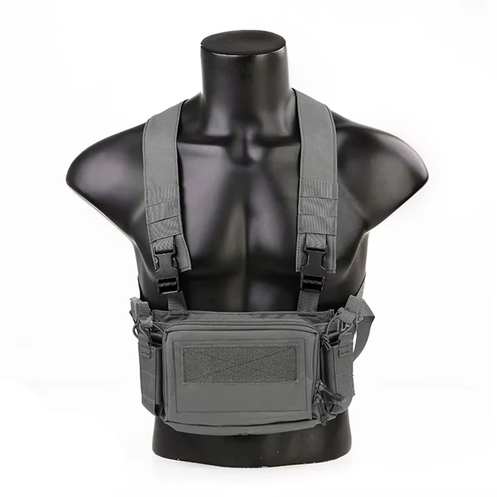 Tactical D3CR Micro Chest Rig Modular for Plate Carrier Hunting Vest MOLLE Airsoft Mini Spiritus Gear Nylon EM9557
