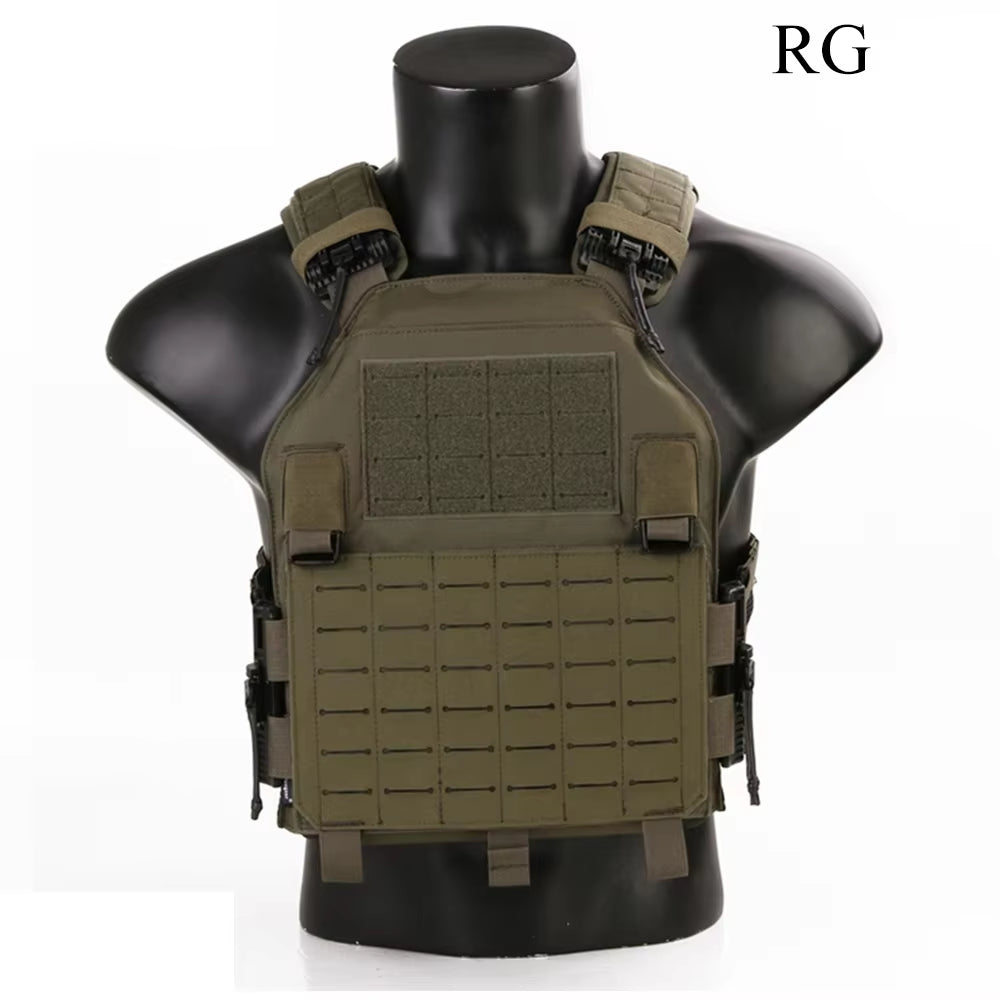 LVAC ASSAULT Plate Carrier W ROC Quick Released Vest Molle Body Armor Harness Airsoft Role-Playing Gear EM7404