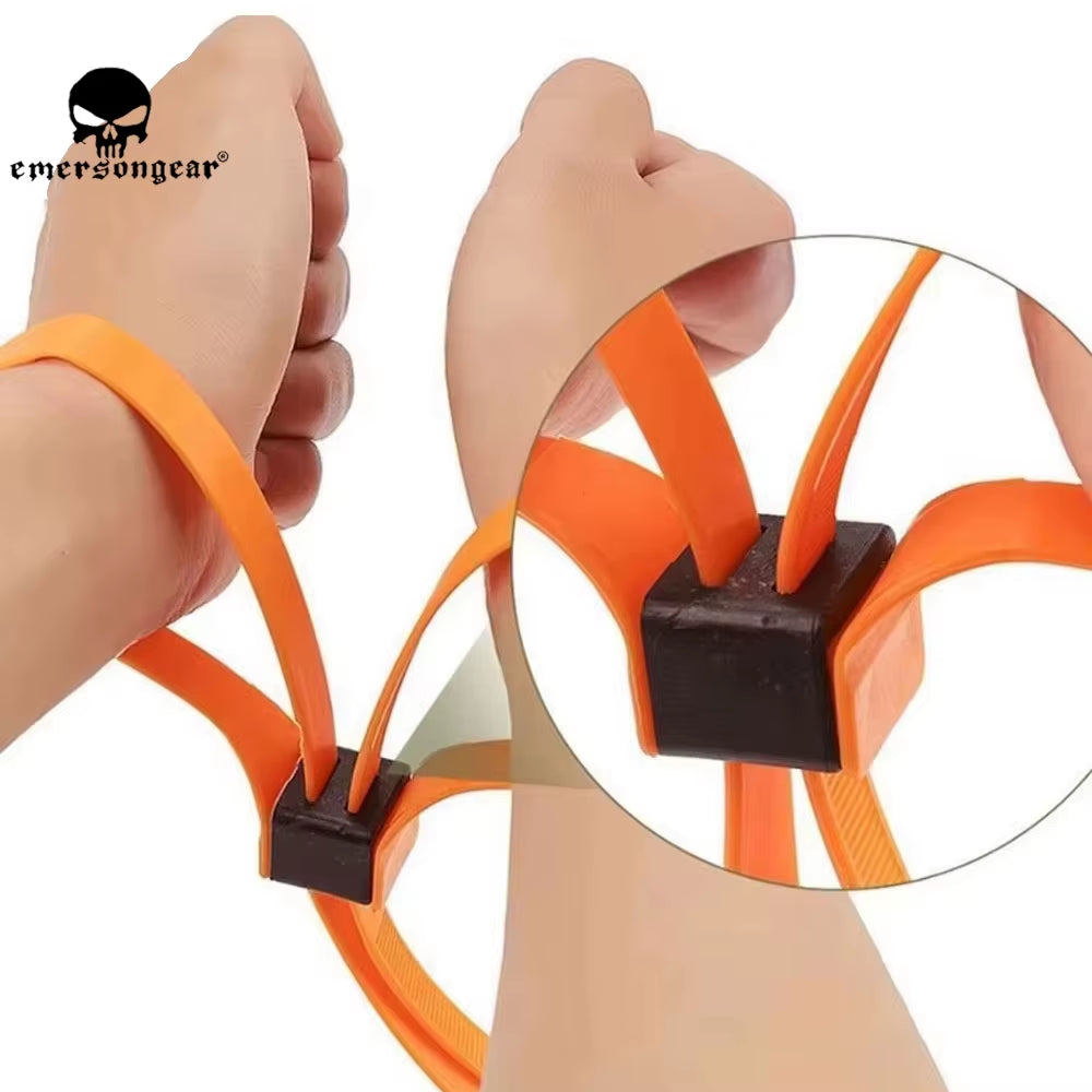 3Pcs Tactical Plastic Cable Tie Strap Military Handcuffs War Battle Agent Police Gear Hunting Disposable Tie Cosplay