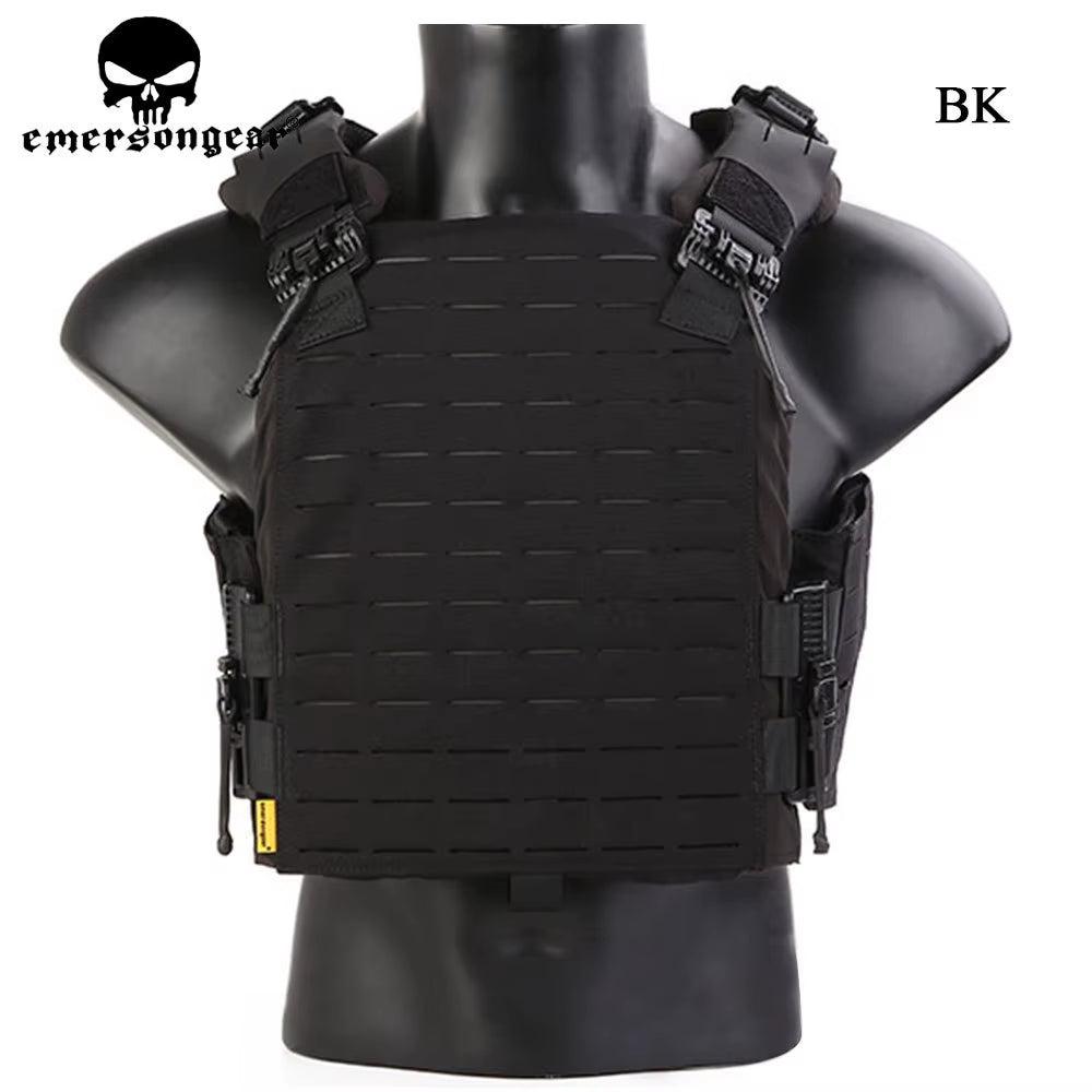 Tactical Vest Lasercut Plate Carrier ROC Quick Release Hunting Cummerbund Aussault Airsoft Paintball Shooting EM7408