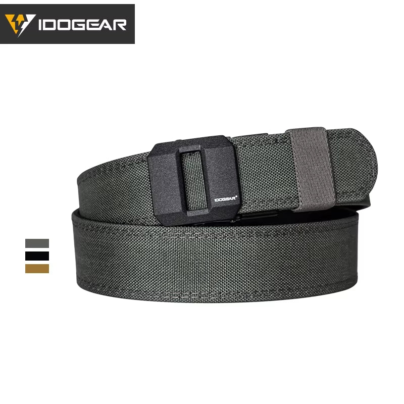 1.5 Inch Hard Tactical Belt W/ Metal Automatic Buckle 1000D Nylon Duty Belt Outdoor Girdle IPSC Accessories 3430