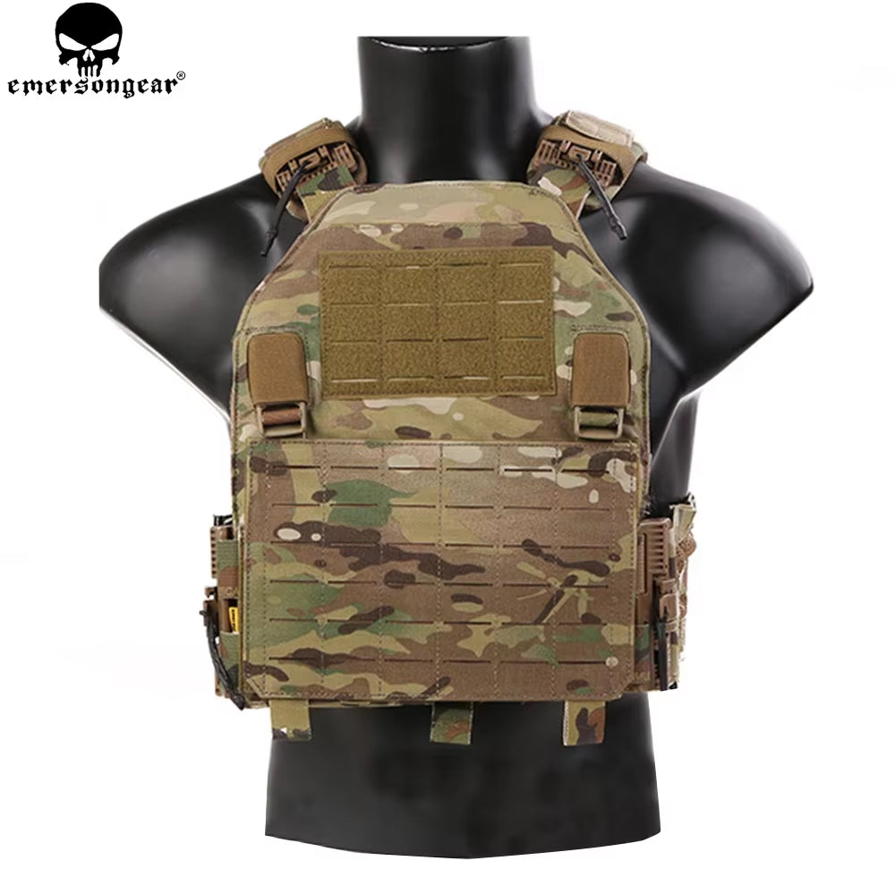 LVAC ASSAULT Plate Carrier W ROC Quick Released Vest Molle Body Armor Harness Airsoft Role-Playing Gear EM7404
