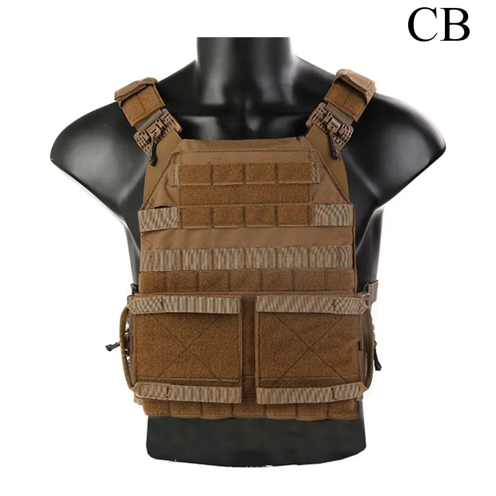 Quick Release Jum Plate Carrier 2.0 Tactical JPC Vest Civilian Hunting Molle Vest for Airsoft EMB7403