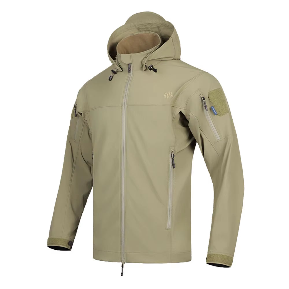 Bluelabel Falco Lightweight Tactical Jacket - Ergonomic Cut for Outdoor Camping & Urban Commute Men'S Coat EMB9740