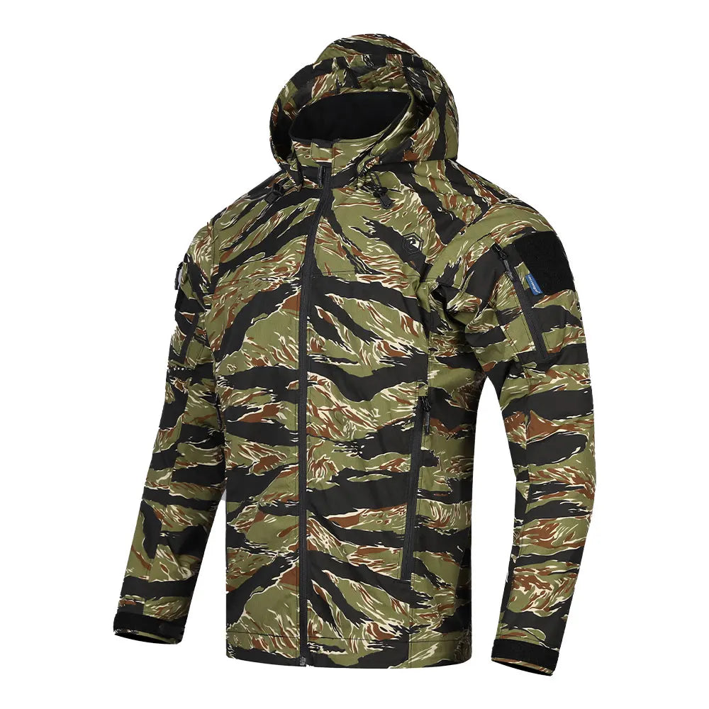 Bluelabel Falco Lightweight Tactical Jacket - Ergonomic Cut for Outdoor Camping & Urban Commute Men'S Coat EMB9740