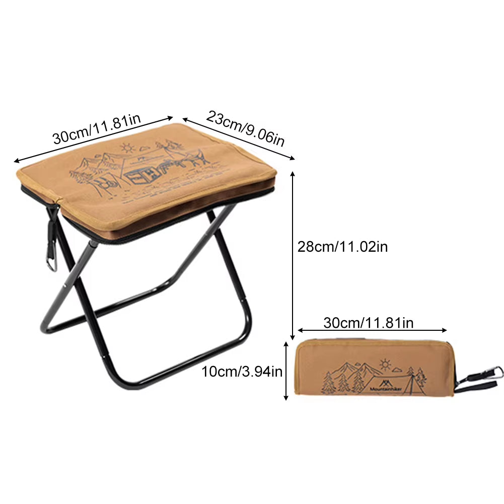 Camping Portable Folding Stool Ultralight Aluminium Alloy Storage Mini Fishing Chair Outdoor Picnic Furniture