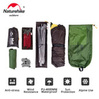 Cloud Peak 2 People Tent Ultralight 2 Persons Camping Hiking Outdoor Tent 20D Nylon Waterproof Fabric NH17K240-Y