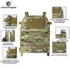 FRO Style V5 Tactical Vest Plate Carrier Combat Nylon Vest for Airsoft Hunting Camouflage Outdoor EM9650