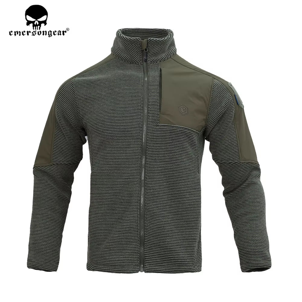 Blue Label Tactical Suede Fleece Jacket Mens Zipper Windbreaker Coats Warm Hunting Hiking Caping Outwear EMB9593