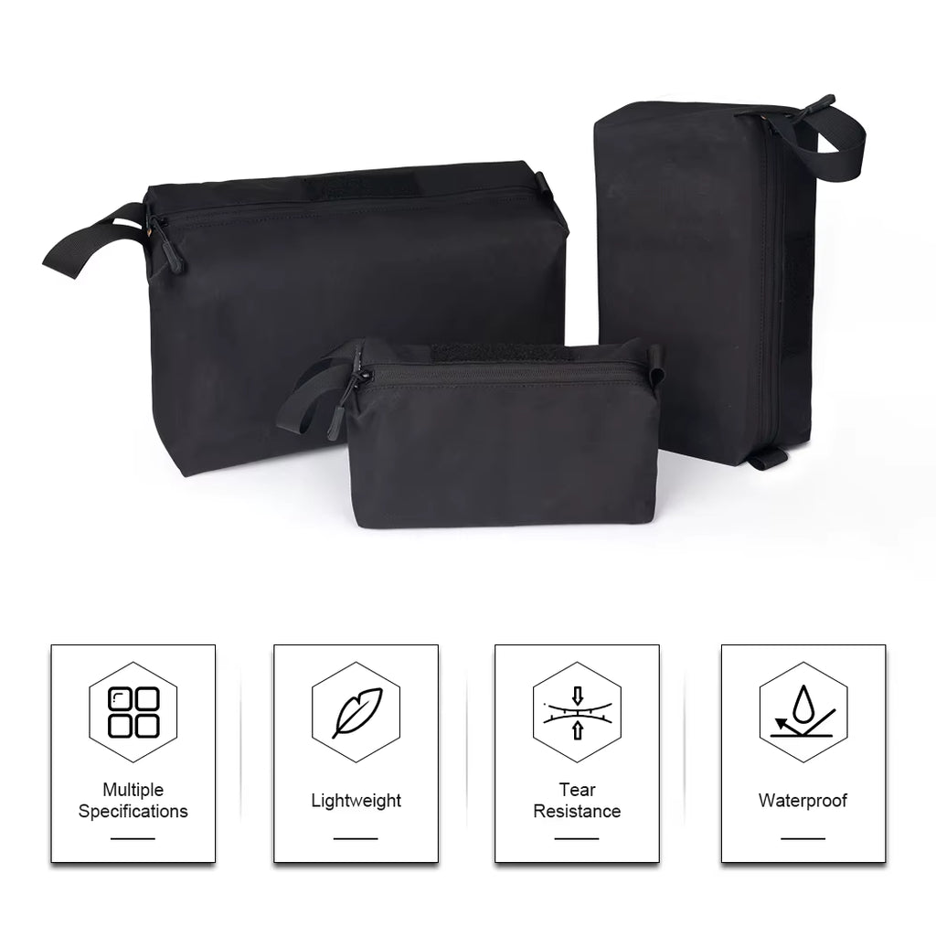 Tactical Accessory Pouch 3PCS Zipper EDC Pouch Admin Tool Storage Bag 35102