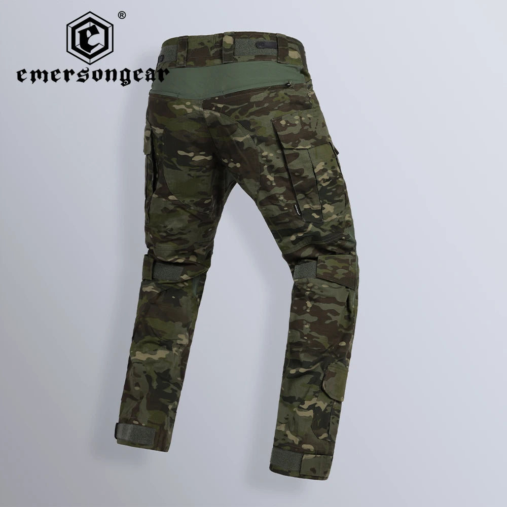Training Pants Hunting Pants with Knee Pads Tropic Multi-Camo Paintball Games Trousers