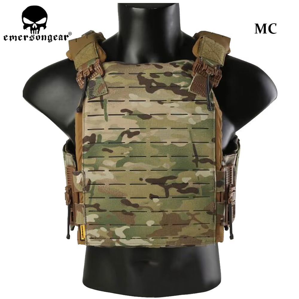Tactical Vest Lasercut Plate Carrier ROC Quick Release Hunting Cummerbund Aussault Airsoft Paintball Shooting EM7408