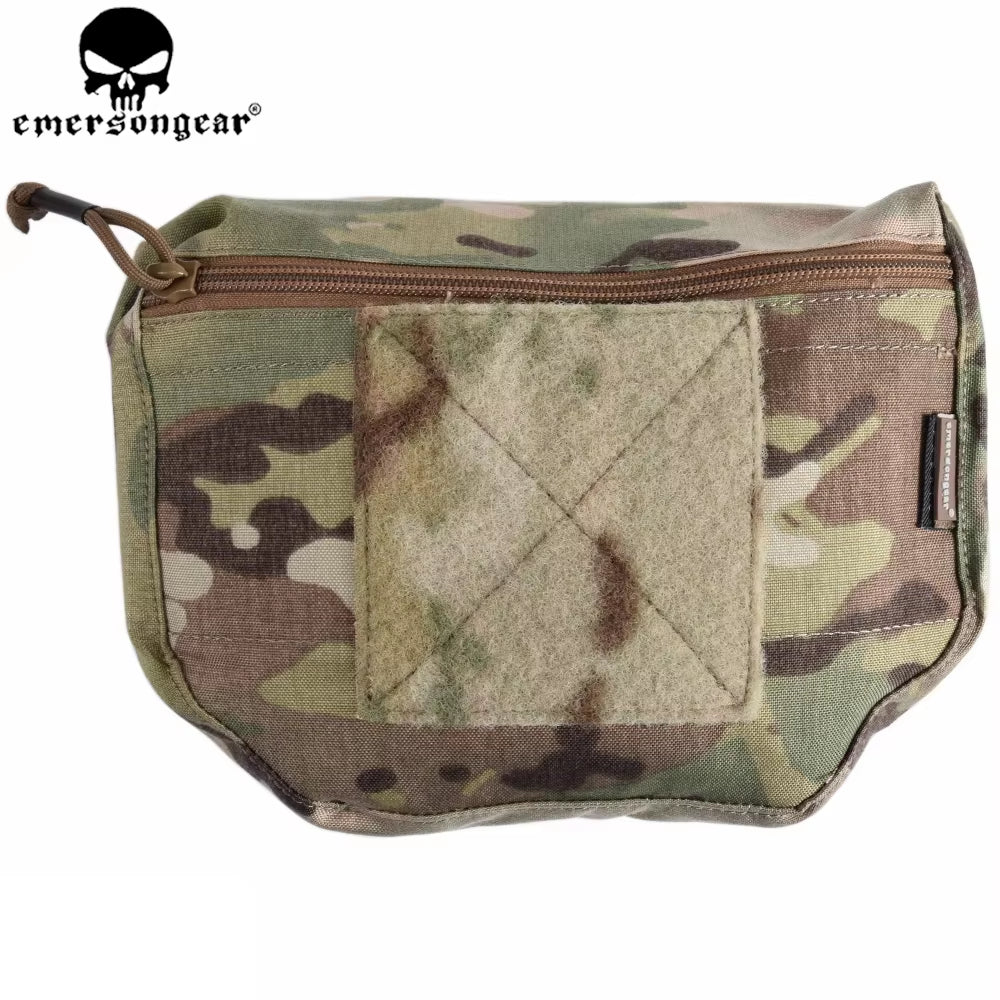 Armor Carrier Drop Pouch AVS JPC CPC Plate Carrier Pouch Camouflage MOLLE Waist Bag Emerson EM9283 Multi-Camo