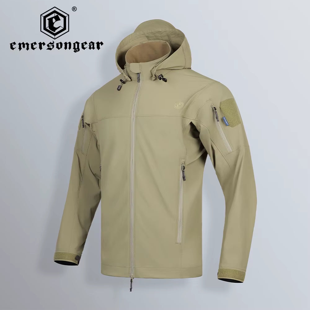 Bluelabel Falco Lightweight Tactical Jacket - Ergonomic Cut for Outdoor Camping & Urban Commute Men'S Coat EMB9740