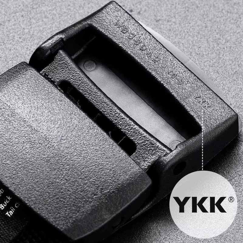 1.5" Tactical Nylon Belt for Men Lightweight Breathable No Metal Adjustable EDC Belt W/ Gift Box Tsa-Friendly 3436