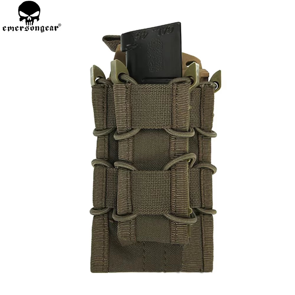5.56 Magazine Pouch for Rifle M4 / M14 / AK /G3 Pistol M92 /1911/HK45 Airsoft Molle Mag Pouch Holder Multi-Camo