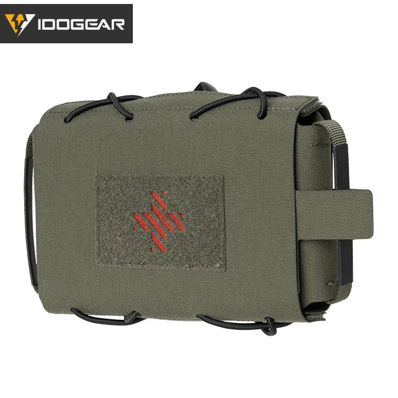 Tactical Medical Pouch Detachable First Aid Kit Laser Cut MOLLE Emergency Survival Bag for Outdoor Travel Hiking 35132