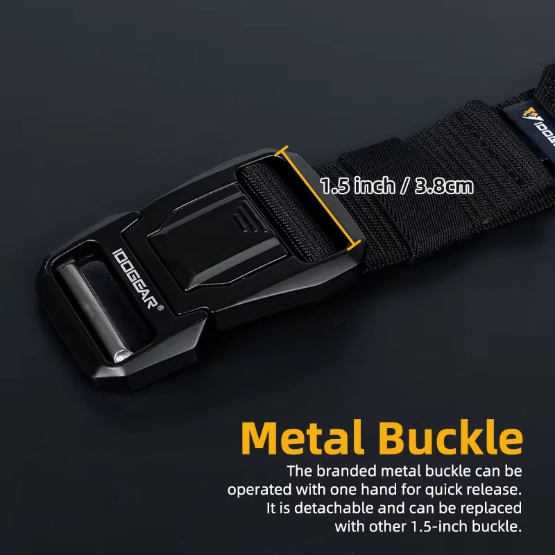 2 Inch Tactical Belt LSR MOLLE Quick Release Metal Buckle Lightweight Man Outdoors Training Waistband 3433