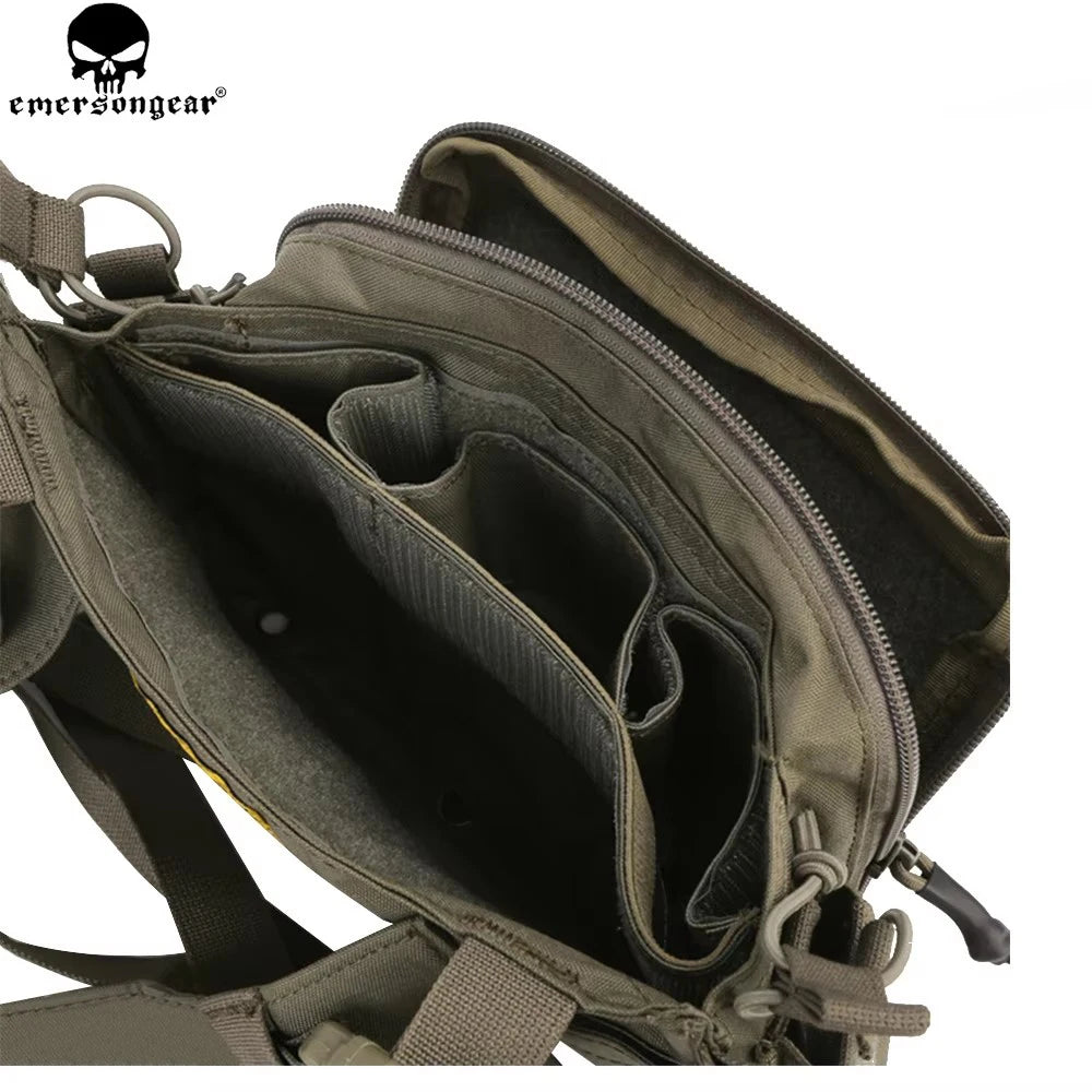 Tactical D3CR Micro Chest Rig Modular for Plate Carrier Hunting Vest MOLLE Airsoft Mini Spiritus Gear Nylon EM9557