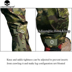 Training Pants Hunting Pants with Knee Pads Tropic Multi-Camo Paintball Games Trousers