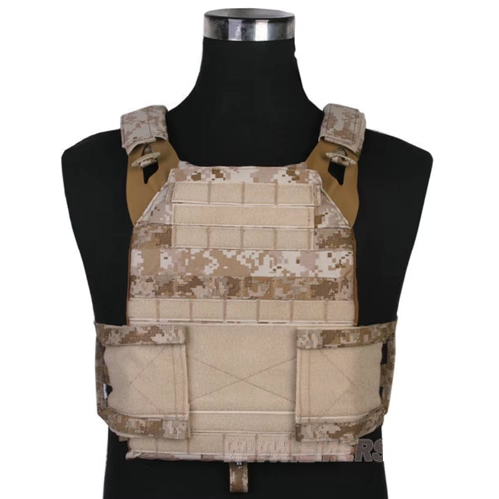 JPC 2.0 Tactical Jumpable Plate Carrier Lightweight Vest Body Armor Combat Hunting Molle Vest Multi-Camo EM7436