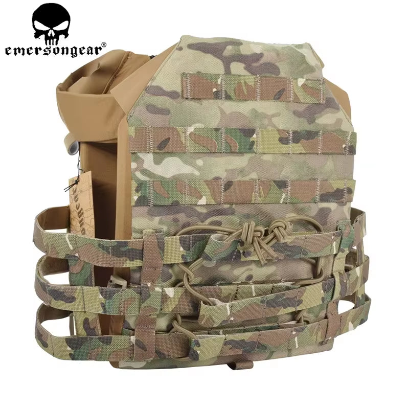 Vest MOLLE JPC Vest Airsoft Paintball Molle Vest Chest Protective Plate Carrier Multi-Camo Combat Vest EM7344
