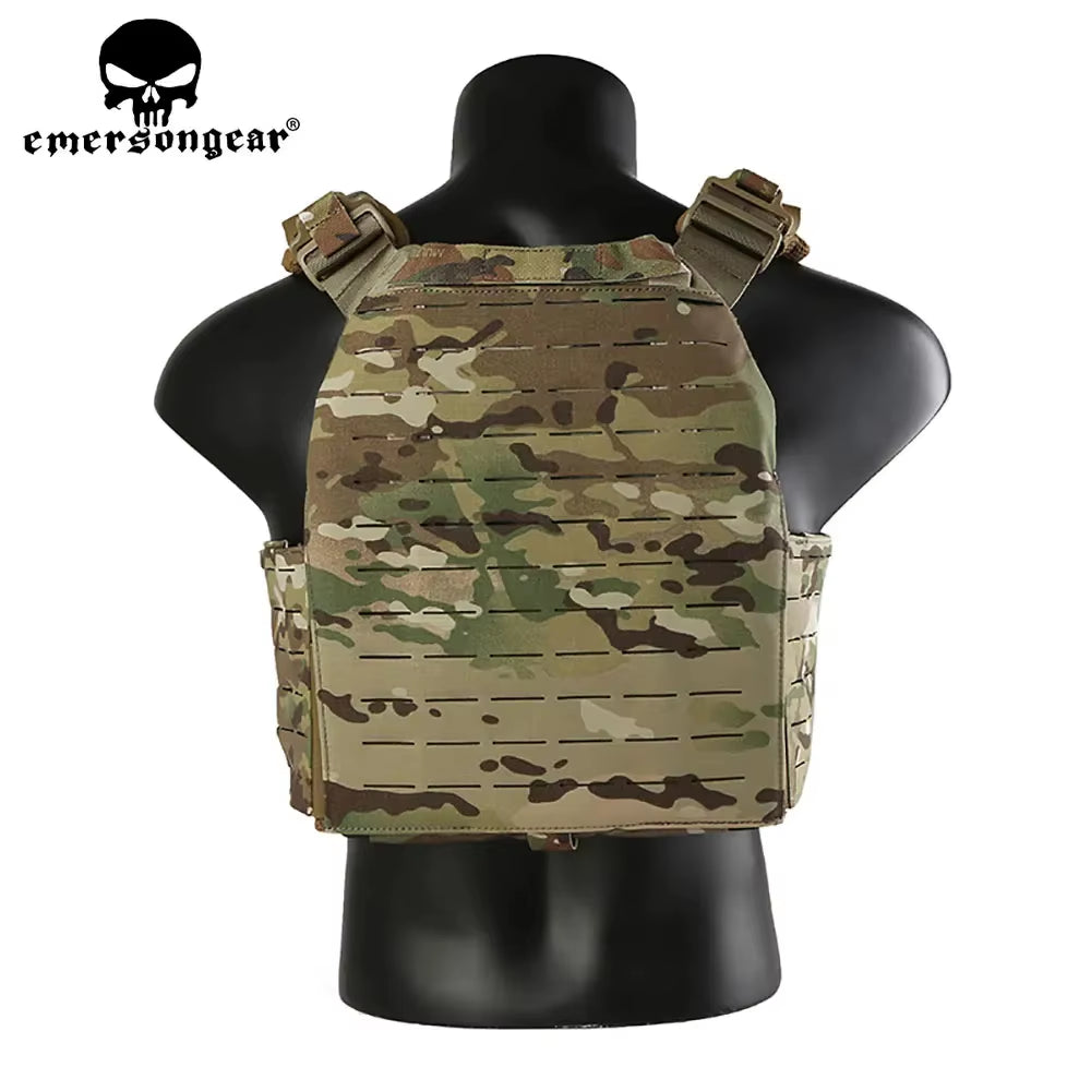 Tactical Vest Lasercut Plate Carrier ROC Quick Release Hunting Cummerbund Aussault Airsoft Paintball Shooting EM7408