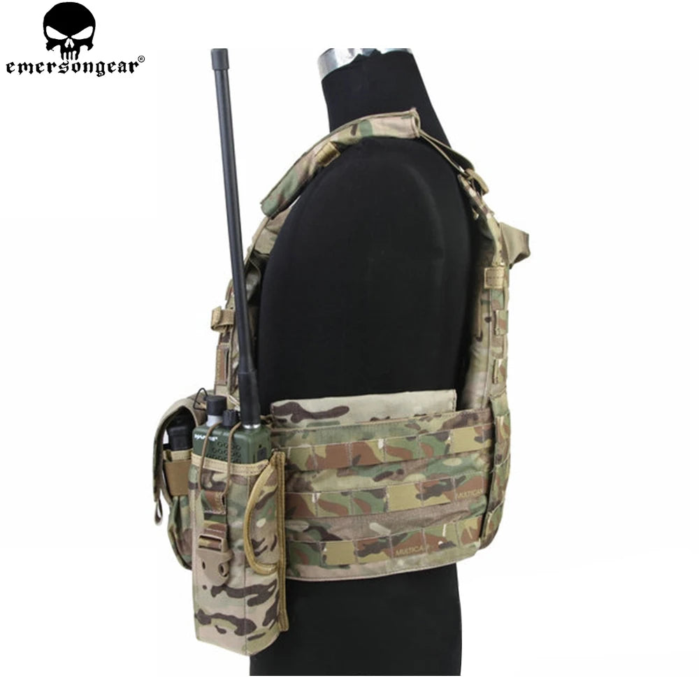 LBT Tactical Vest with Mag Pouch Molle Chest Rig Vest Airsoft Hunting Combat Vest Multi-Camo EM7440
