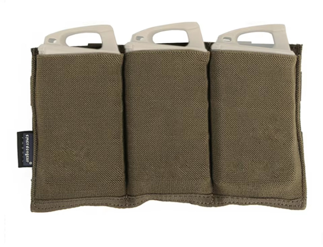 Triple M4 Mag Pouch Tactical Molle Rapid Reloading Magazine Pouch for Airsoft Wargame Gear Painball Hunting EM2388