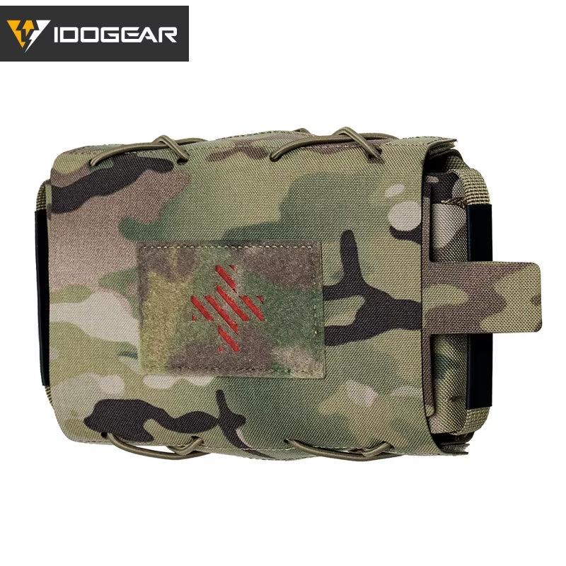 Tactical Medical Pouch Detachable First Aid Kit Laser Cut MOLLE Emergency Survival Bag for Outdoor Travel Hiking 35132