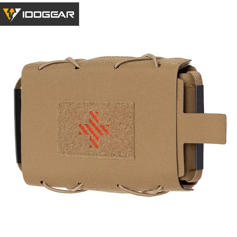 Tactical Medical Pouch Detachable First Aid Kit Laser Cut MOLLE Emergency Survival Bag for Outdoor Travel Hiking 35132