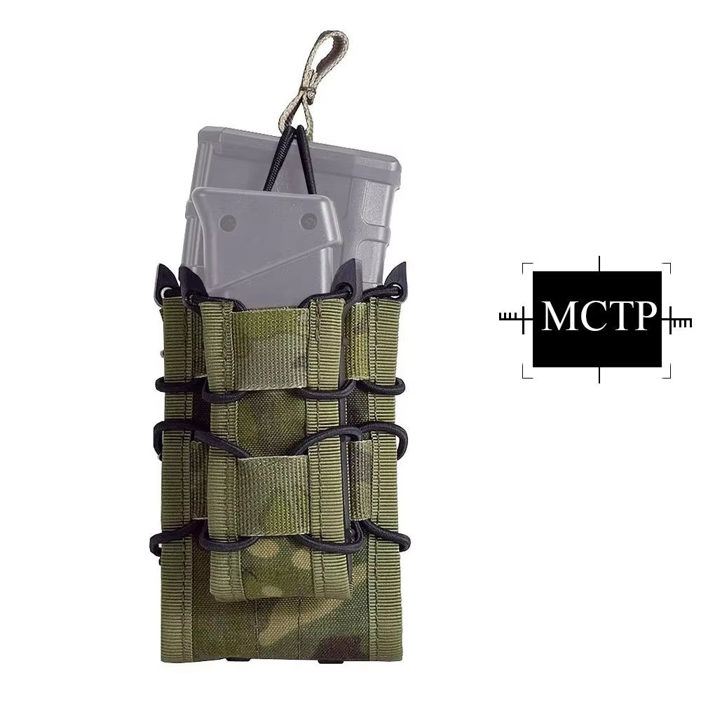 5.56 Magazine Pouch for Rifle M4 / M14 / AK /G3 Pistol M92 /1911/HK45 Airsoft Molle Mag Pouch Holder Multi-Camo