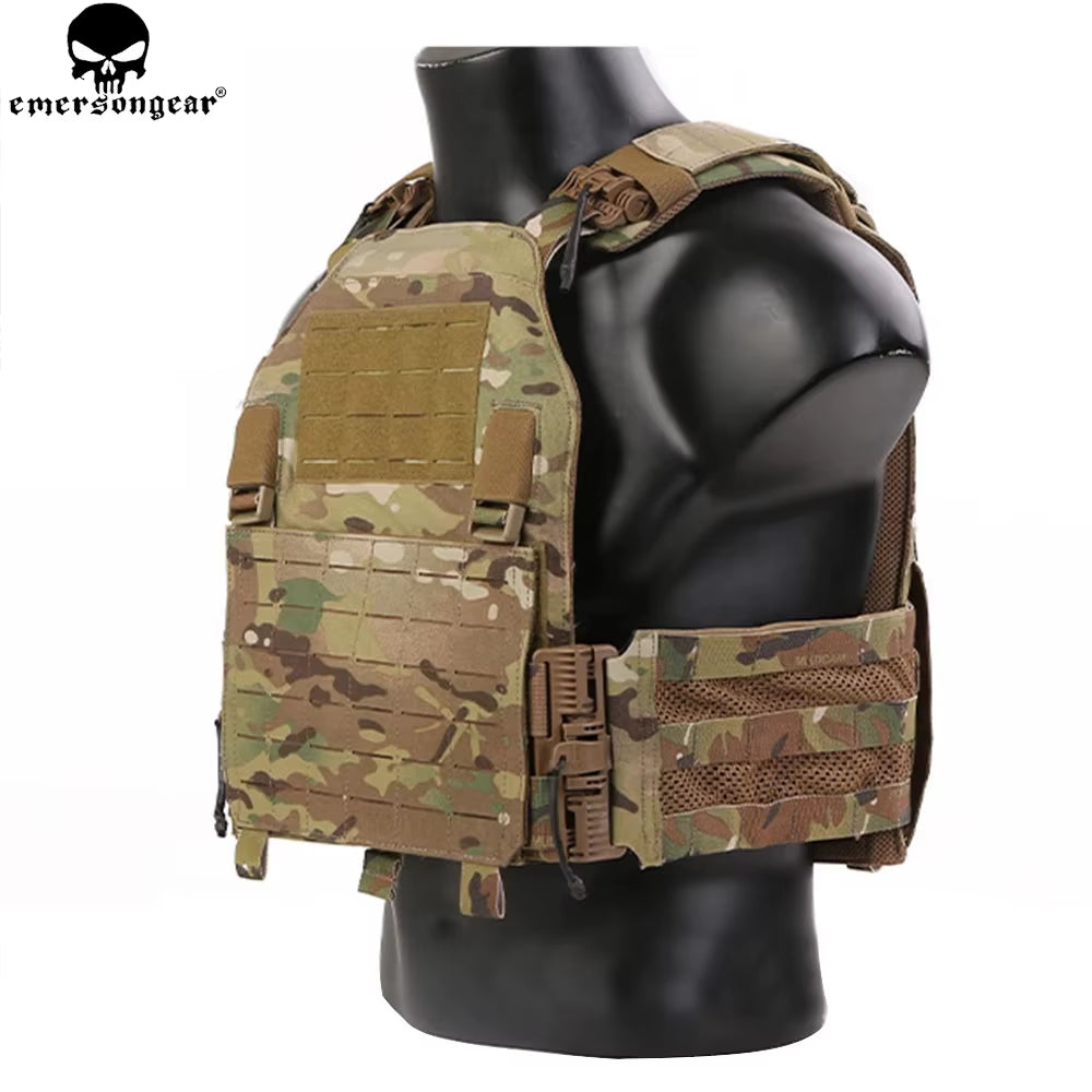 LVAC ASSAULT Plate Carrier W ROC Quick Released Vest Molle Body Armor Harness Airsoft Role-Playing Gear EM7404