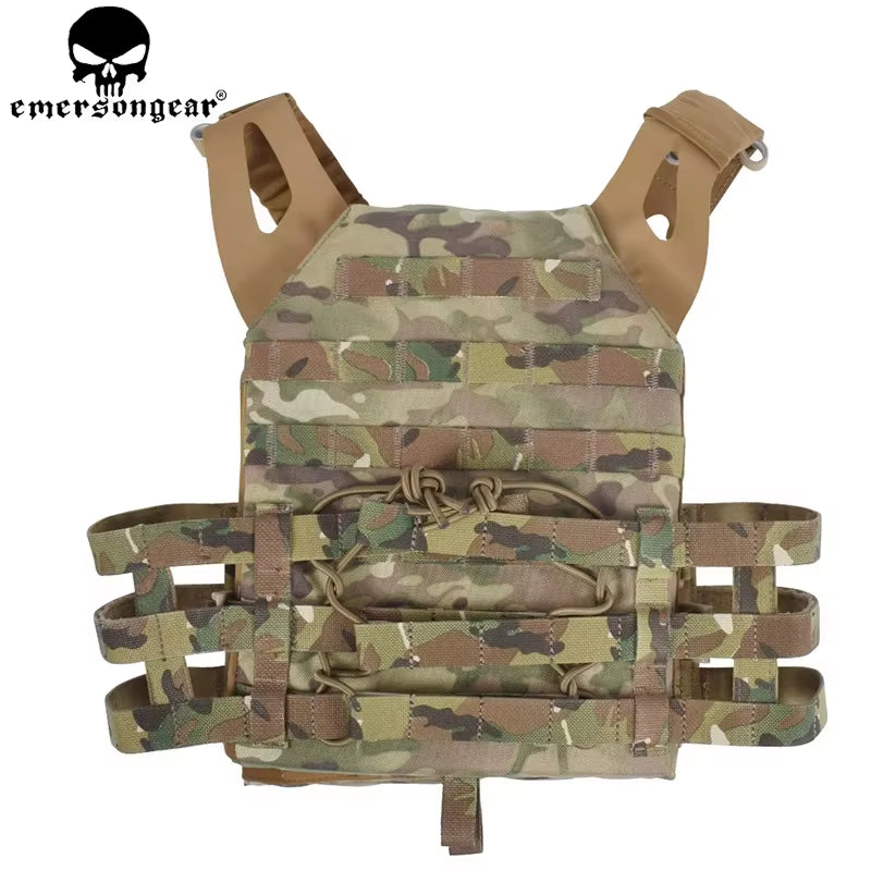 Vest MOLLE JPC Vest Airsoft Paintball Molle Vest Chest Protective Plate Carrier Multi-Camo Combat Vest EM7344