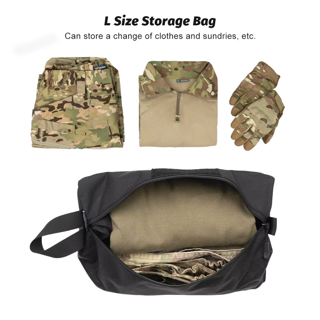 Tactical Accessory Pouch 3PCS Zipper EDC Pouch Admin Tool Storage Bag 35102