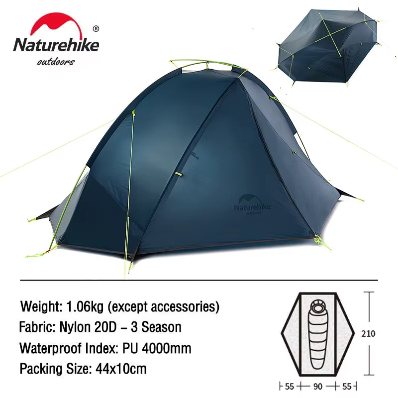 Tagar Tent 1 2 Person Backpacking Tent Lightweight Outdoor Camping Tent Free Standing Dome Hiking Tent with Footprint