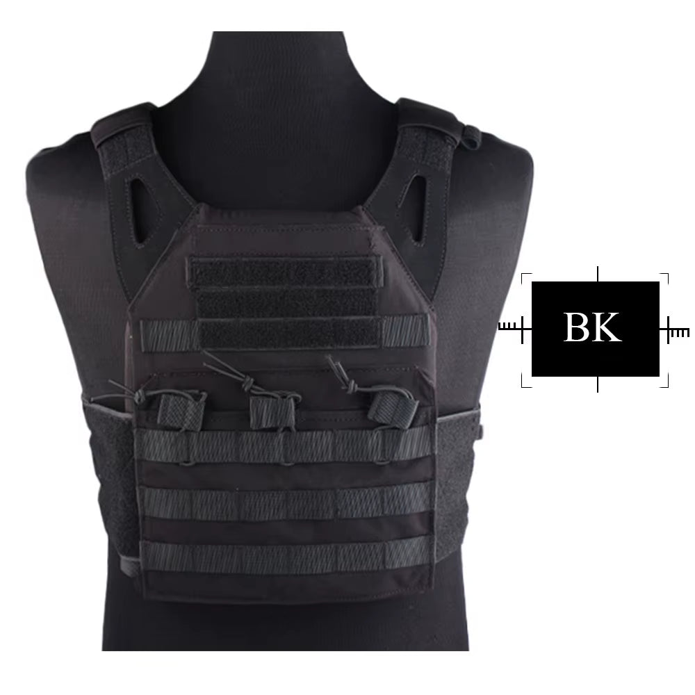 Vest MOLLE JPC Vest Airsoft Paintball Molle Vest Chest Protective Plate Carrier Multi-Camo Combat Vest EM7344