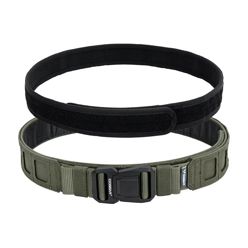 2 Inch Tactical Belt LSR MOLLE Quick Release Metal Buckle Lightweight Man Outdoors Training Waistband 3433