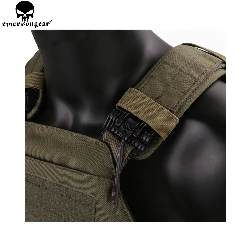 LVAC ASSAULT Plate Carrier W ROC Quick Released Vest Molle Body Armor Harness Airsoft Role-Playing Gear EM7404