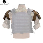 Tactical Shoulder Armor Hunting AVS CPC Vest Accessories Shoulder Protector Armor Pouch Multi-Camo EM7331