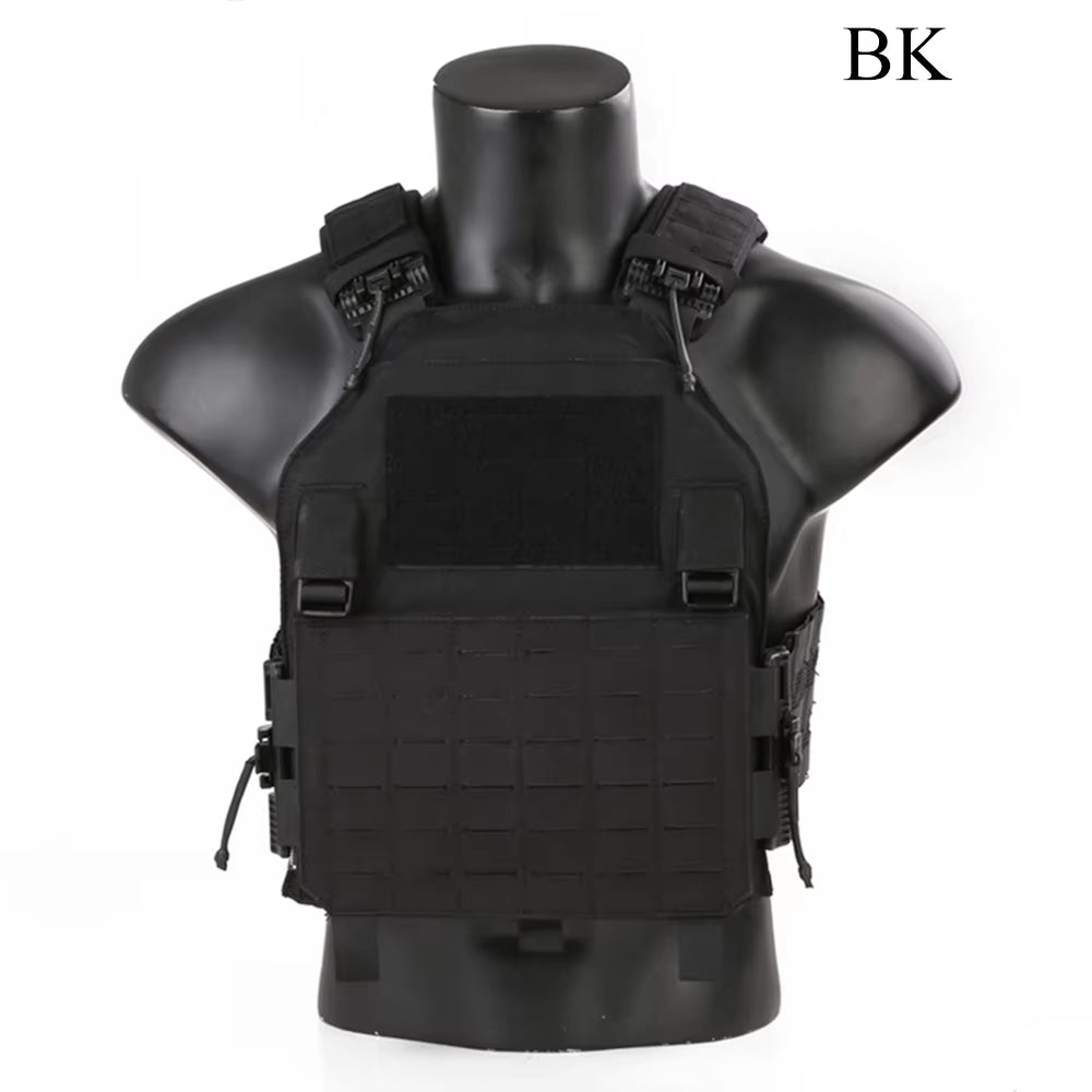LVAC ASSAULT Plate Carrier W ROC Quick Released Vest Molle Body Armor Harness Airsoft Role-Playing Gear EM7404