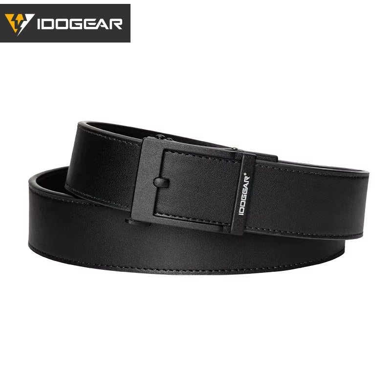 1.5" Leather Ratchet Belt for Men Adjustable Hole-Free Belt for Dress Casual in Gift Box 3435