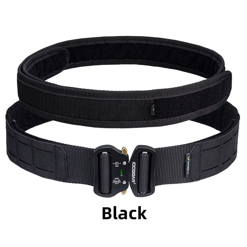 2 Inch Tactical Belt Quick Release Metal Buckle MOLLE Laser Mens Belts Ranger Green 3415