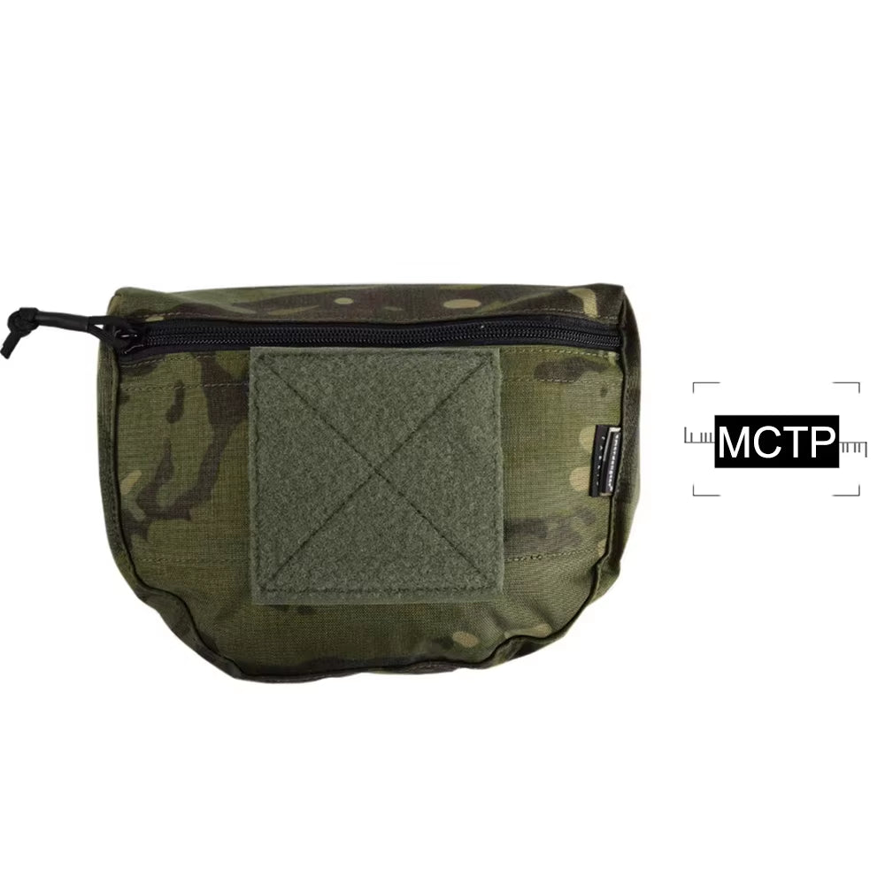 Armor Carrier Drop Pouch AVS JPC CPC Plate Carrier Pouch Camouflage MOLLE Waist Bag Emerson EM9283 Multi-Camo